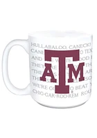 Texas A&M Aggies 20oz Fight Song Ceramic Mug - White
