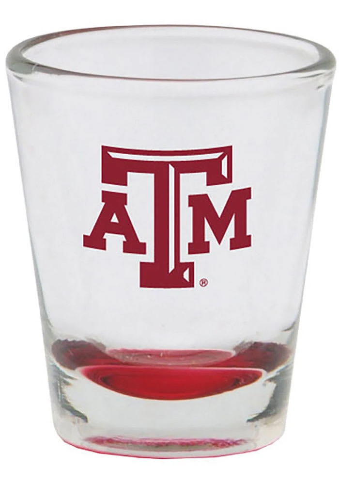 Texas A&M Aggies 1.5 oz Bottom Colored Shot Glass
