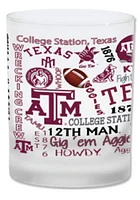 Texas A&M Aggies 14 oz Campus Wrap Rock Glass