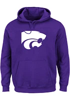 K-State Wildcats Mens Purple Primary Logo Big and Tall Hooded Sweatshirt