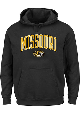 Missouri Tigers Mens Arch Mascot Big and Tall Hooded Sweatshirt