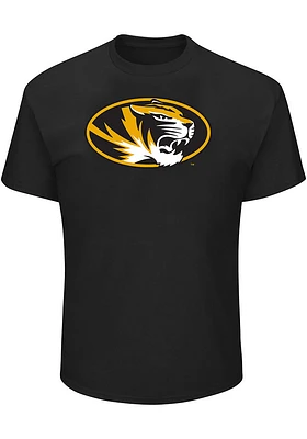 Missouri Tigers Mens Black Arch Mascot Big and Tall T-Shirt