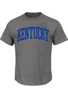 Kentucky Wildcats Mens Charcoal Arch Name Big and Tall T-Shirt