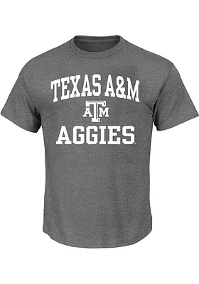 Texas A&M Aggies Mens Charcoal Number One Big and Tall T-Shirt