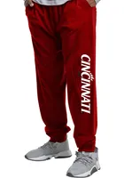 Cincinnati Bearcats Mens Red Poly Fleece Jogger Big and Tall Sweatpants