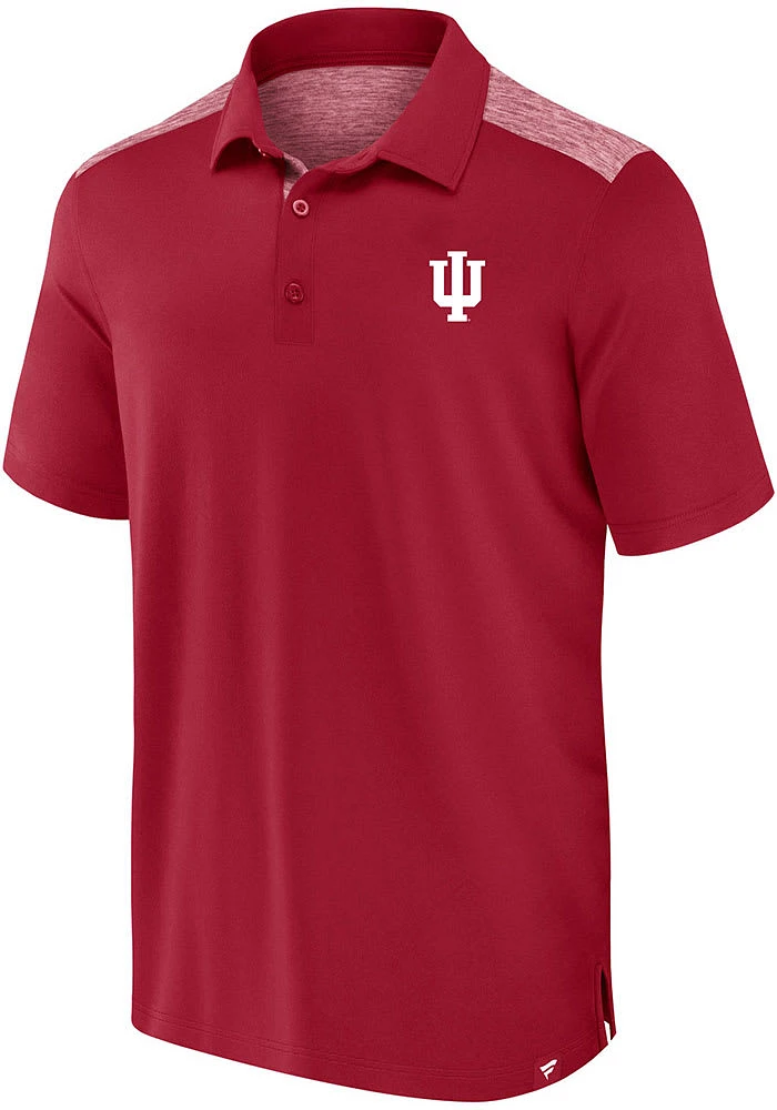 Indiana Hoosiers Crimson Contrast Big and Tall Polo