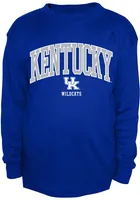 Kentucky Wildcats Mens Blue Thermal Big and Tall Long Sleeve T-Shirt