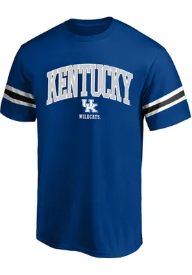 Kentucky Wildcats Mens Blue Arm Piece Knit Big and Tall T-Shirt