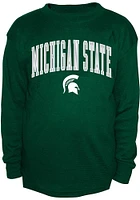 Michigan State Spartans Mens Green Thermal Big and Tall Long Sleeve T-Shirt