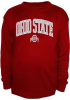 Ohio State Buckeyes Mens Red Thermal Big and Tall Long Sleeve T-Shirt