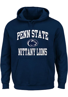 Penn State Nittany Lions Mens Navy Blue Team Fleece Big and Tall Hooded Sweatshirt