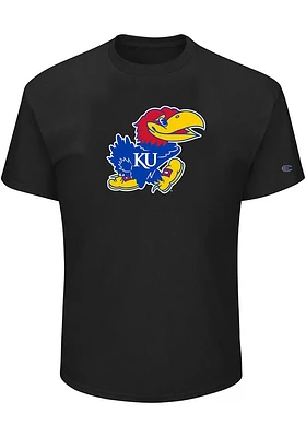 Kansas Jayhawks Mens Primary Logo Big and Tall T-Shirt