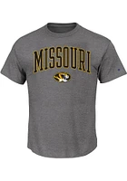 Missouri Tigers Mens Charcoal Arch Mascot Big and Tall T-Shirt