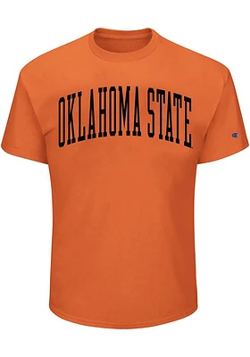 Oklahoma State Cowboys Mens Orange Arch Name Big and Tall T-Shirt