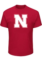 Nebraska Cornhuskers Mens Primary Logo Big and Tall T-Shirt