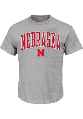 Nebraska Cornhuskers Mens Arch Big and Tall T-Shirt