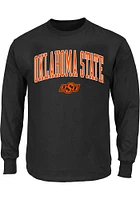 Oklahoma State Cowboys Mens Black Arch Big and Tall Long Sleeve T-Shirt