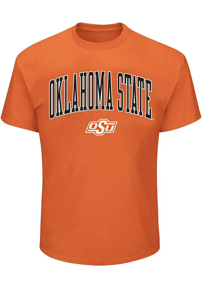 Oklahoma State Cowboys Mens Orange Arch Big and Tall T-Shirt
