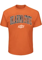 Oklahoma State Cowboys Mens Orange Arch Big and Tall T-Shirt