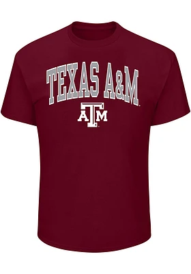 Texas A&M Aggies Mens Maroon Arch Big and Tall T-Shirt