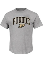 Purdue Boilermakers Mens Grey Arch Big and Tall T-Shirt