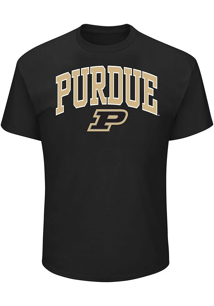 Purdue Boilermakers Mens Black Arch Big and Tall T-Shirt
