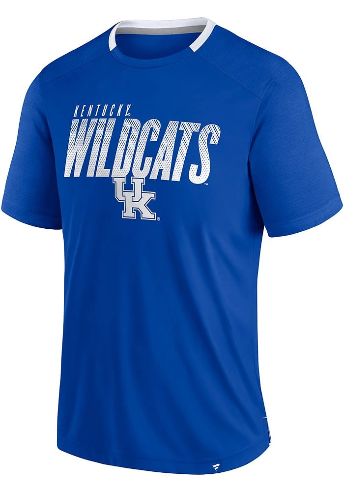 Kentucky Wildcats Mens Blue Fade Dot Slant Big and Tall T-Shirt