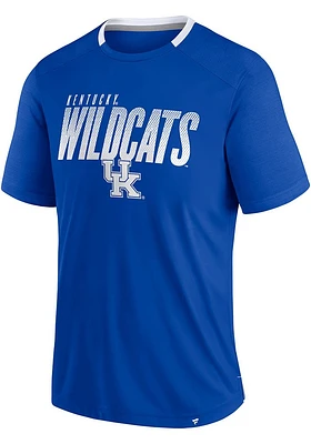 Kentucky Wildcats Mens Blue Fade Dot Slant Big and Tall T-Shirt