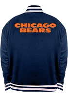 Chicago Bears Mens Navy Blue REVERSIBLE SATIN Big and Tall Light Weight Jacket