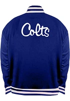 Indianapolis Colts Mens Blue REVERSIBLE SATIN Big and Tall Light Weight Jacket