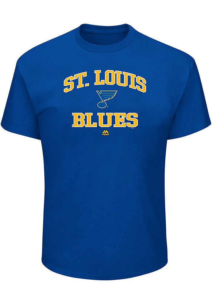 St Louis Blues Mens Blue Heart and Soul Big Tall T-Shirt
