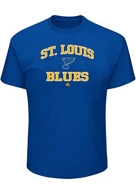 St Louis Blues Mens Blue Heart and Soul Big Tall T-Shirt