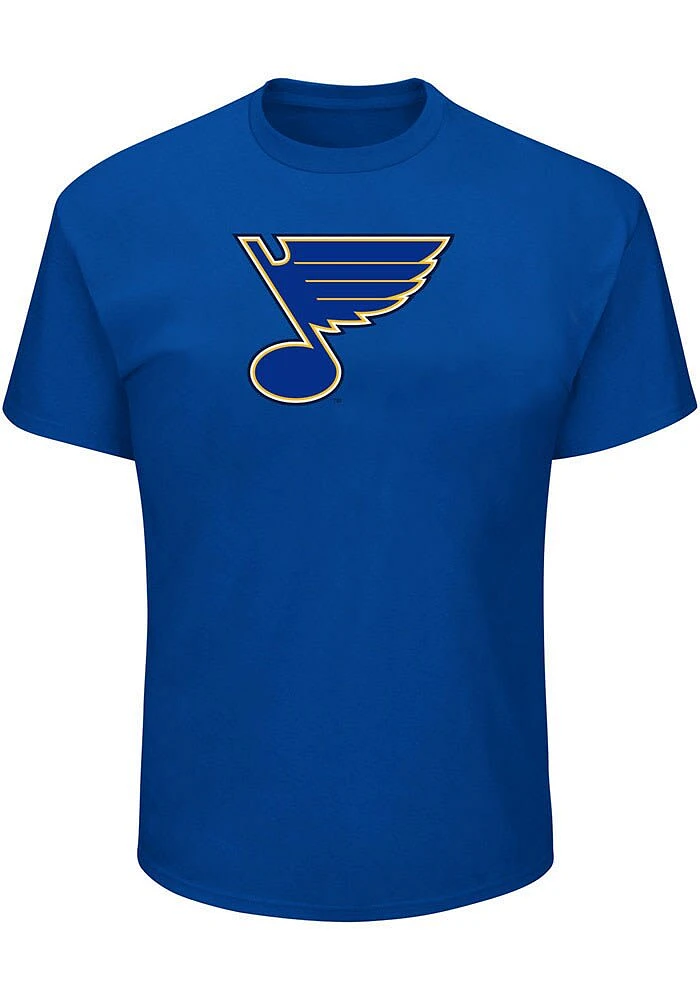 St Louis Blues Mens Blue Logo Big and Tall T-Shirt