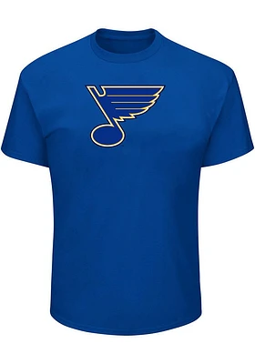 St Louis Blues Mens Blue Logo Big and Tall T-Shirt