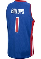 Chauncey Billups Detroit Pistons Profile Throwback Jersey Big and Tall