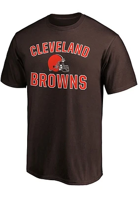 Cleveland Browns Mens Brown Heart and Soul Big Tall T-Shirt