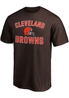 Cleveland Browns Mens Brown Heart and Soul Big Tall T-Shirt