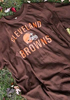 Cleveland Browns Mens Brown Heart and Soul Big Tall T-Shirt