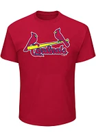 Yadier Molina St Louis Cardinals Mens Name and Number Big Tall Player Tee - Red