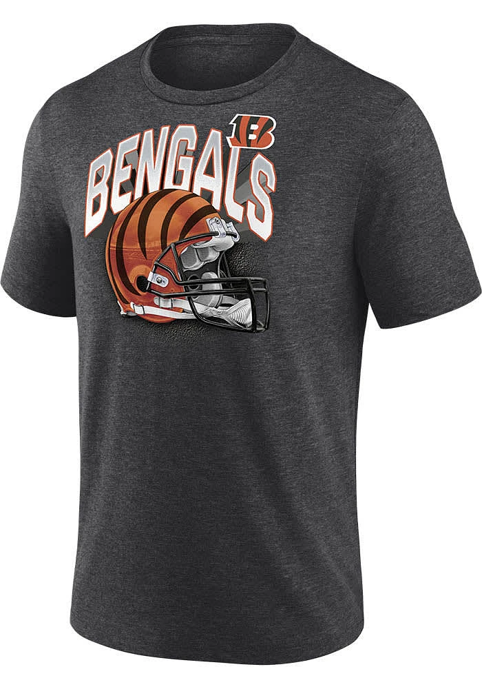 Cincinnati Bengals Mens Black TRIBLEND Big and Tall T-Shirt