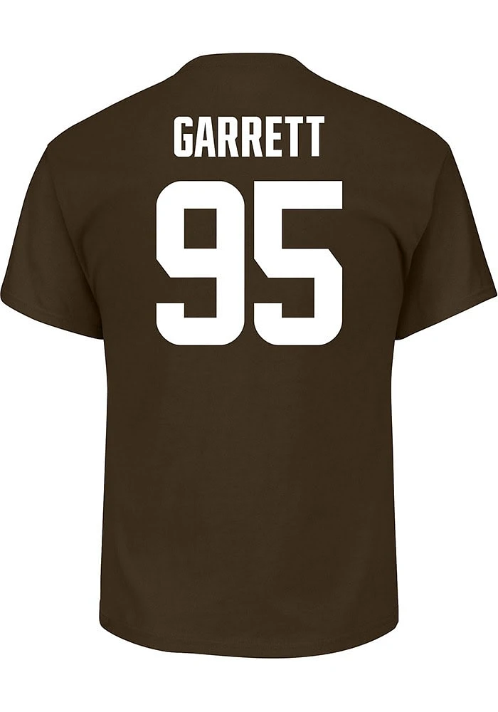 Myles Garrett Cleveland Browns Mens Name and Number Big Tall Player Tee - Brown
