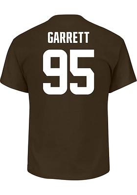 Myles Garrett Cleveland Browns Mens Name and Number Big Tall Player Tee - Brown
