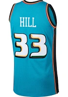 Grant Hill  Profile Detroit Pistons Teal SWINGMAN Jersey
