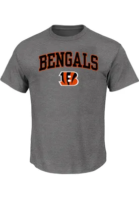 Cincinnati Bengals Mens Charcoal ARCH Big and Tall T-Shirt