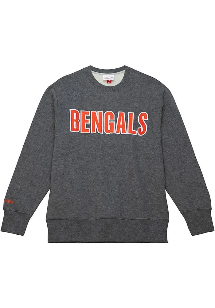 Cincinnati Bengals Mens Grey Playoff Win Big and Tall Hooded Sweatshirt