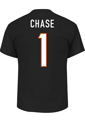 Ja'Marr Chase Cincinnati Bengals Mens Name and Number Big Tall Player Tee - Black