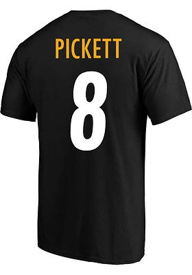 Kenny Pickett Pittsburgh Steelers Mens Name and Number Big Tall Player Tee - Black