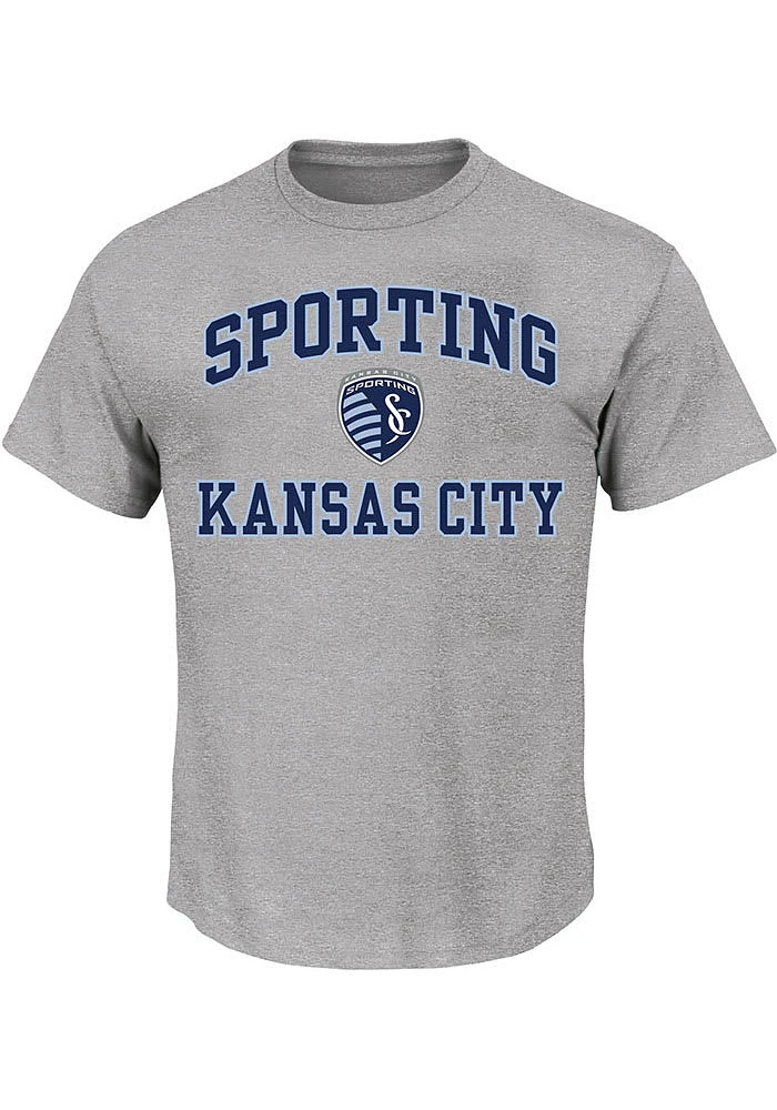Sporting Kansas City Mens Grey HEART and SOUL Big Tall T-Shirt