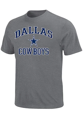 Dallas Cowboys Mens Grey HEART and SOUL Big Tall T-Shirt