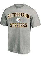 Pittsburgh Steelers Mens Grey PRIMARY Big and Tall T-Shirt
